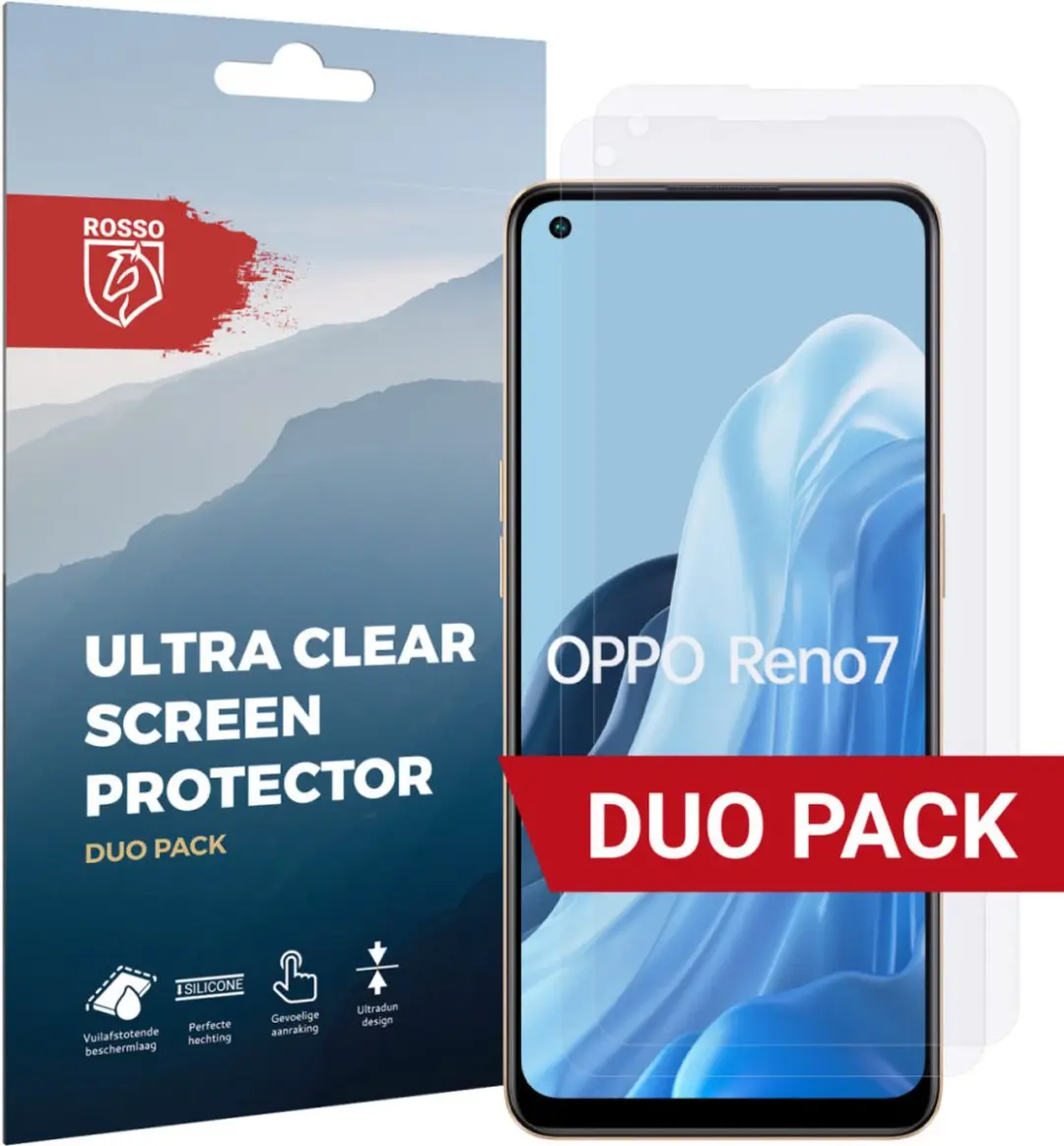 Rosso Screen Protector Ultra Clear Oppo Reno 7