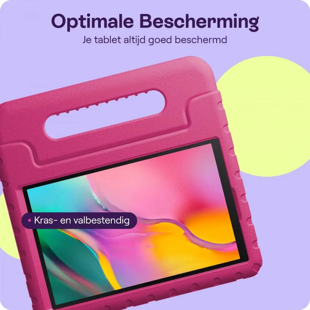 HappyCase Kinder Tablethoes Samsung Galaxy Tab A 10.1 (2019) - Roze - afbeelding 6 van 6