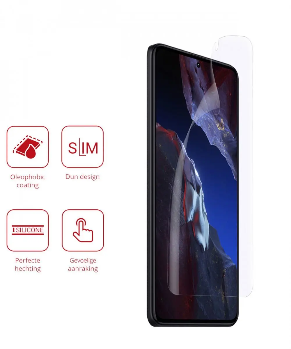 Rosso Screen Protector Ultra Clear - Xiaomi Poco F5 Pro - 2 Stuks