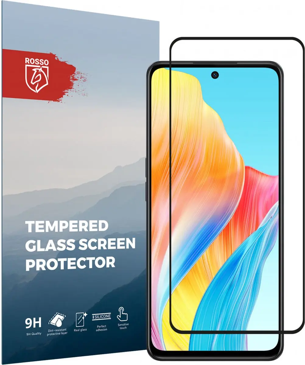 Rosso 9H Tempered Glass Screen Protector Oppo A98