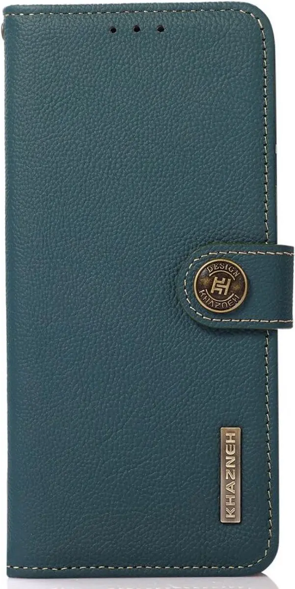 Khazneh Hoesje Book Case Groen - Samsung Galaxy S23 Ultra - 3 Pasjes