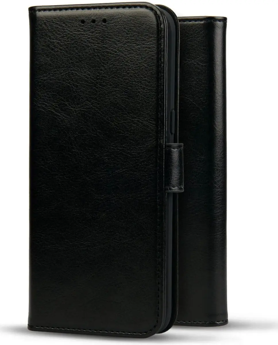 Rosso Element Uitneembaar 2-in-1 Hoesje S24 Plus - 3 Pasjes - Zwart