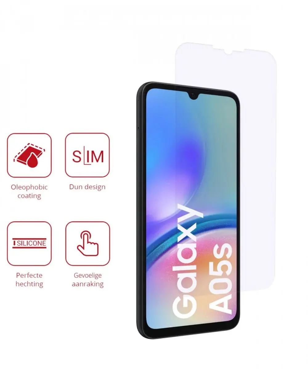 Rosso Screen Protector Ultra Clear voor Samsung Galaxy A05s - 2 Stuks