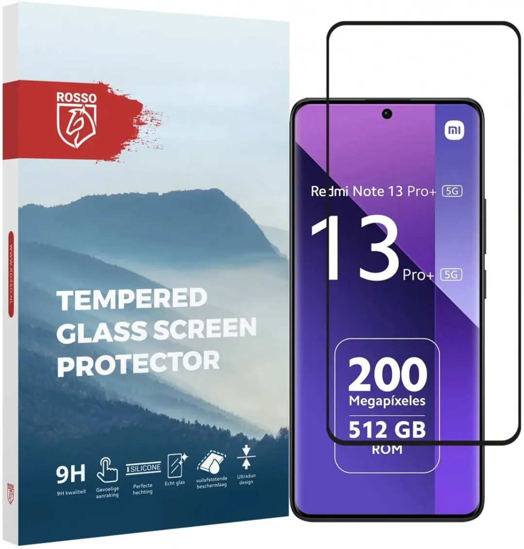 Rosso 9H Tempered Glass Screen Protector Xiaomi Redmi Note 13 Pro+