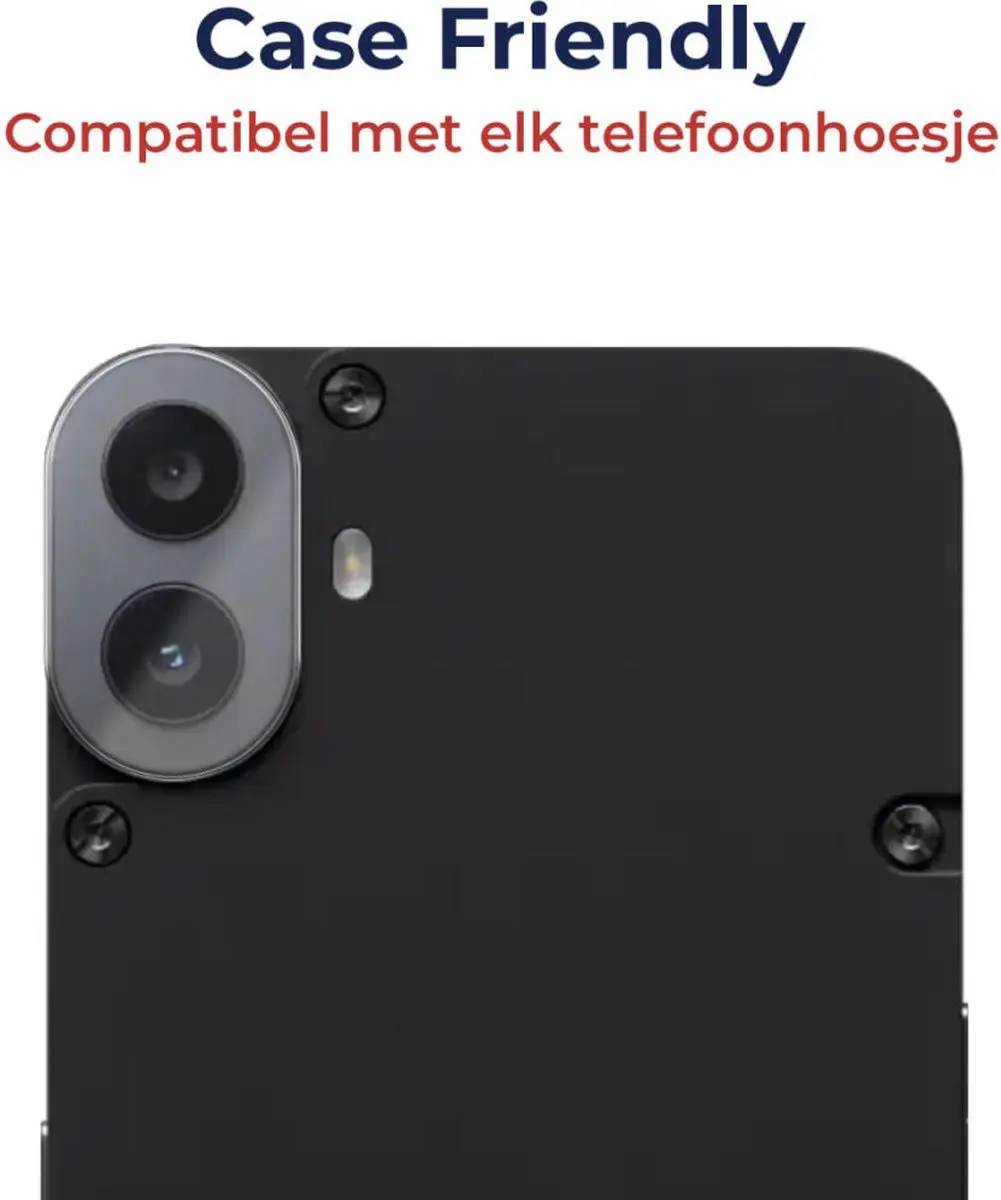 Rosso Camera Lens Bescherming Nothing Phone 1 - Ultra Dun Glas - Transparant - afbeelding 6 van 6