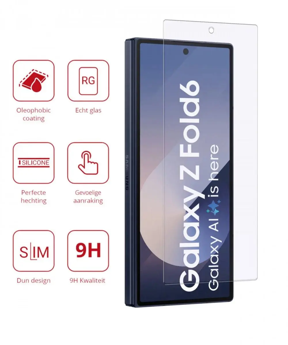 Rosso Screen Protector Samsung Galaxy Z Fold6 - 9H Tempered Glass