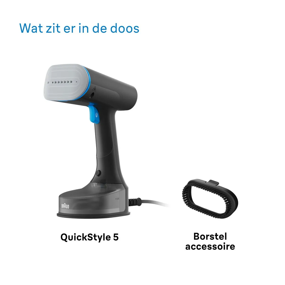 Braun QuickStyle 5 GS5031BL Handstomer - Zwart - afbeelding 6 van 6
