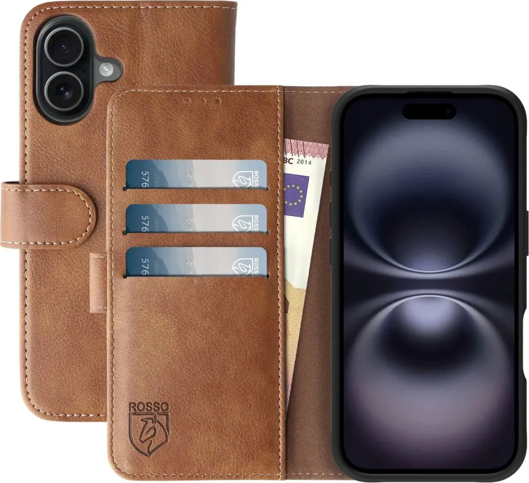 Rosso Element Wallet Book Case iPhone 16
