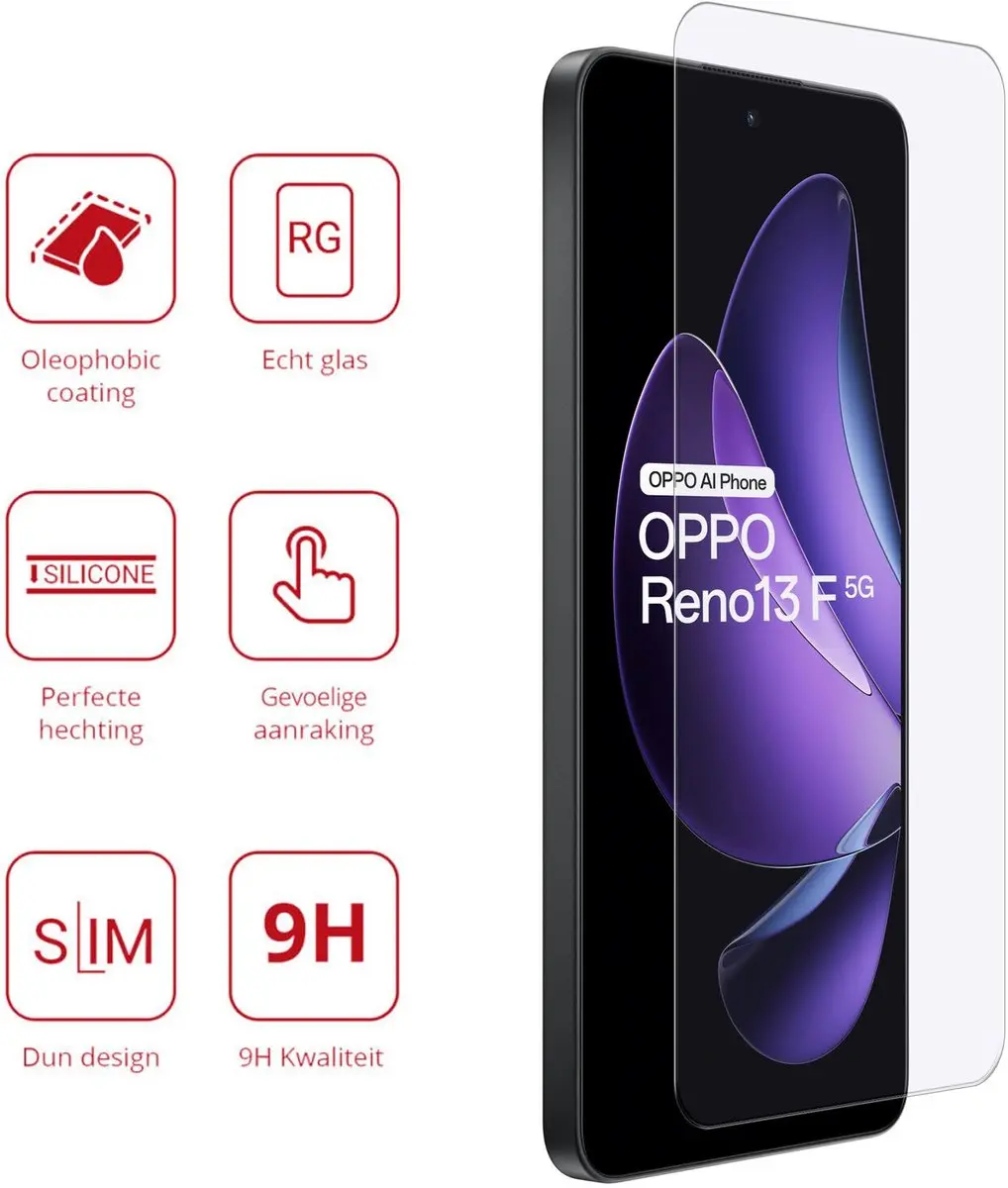 Rosso Screen Protector Oppo Reno 11F 9H - Glasplaatje