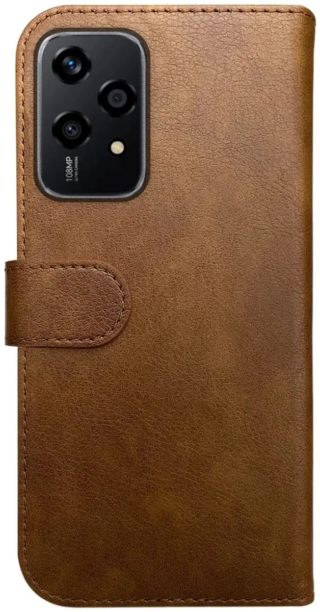 Rosso Element Wallet Book Case Honor 200 Lite - 3 Pasjes - Bruin
