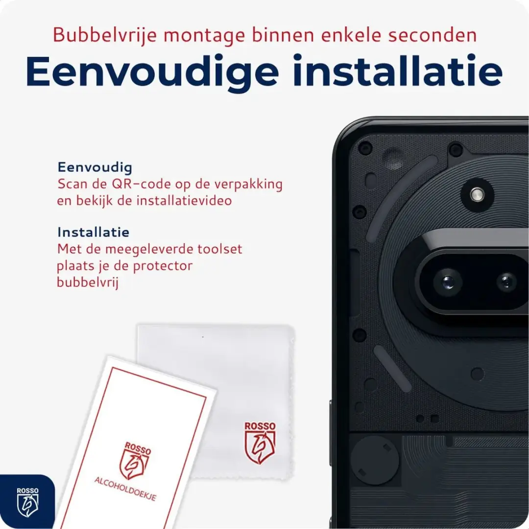 Rosso Camera Protector Nothing Phone (3a) - Ultra Dun Glas