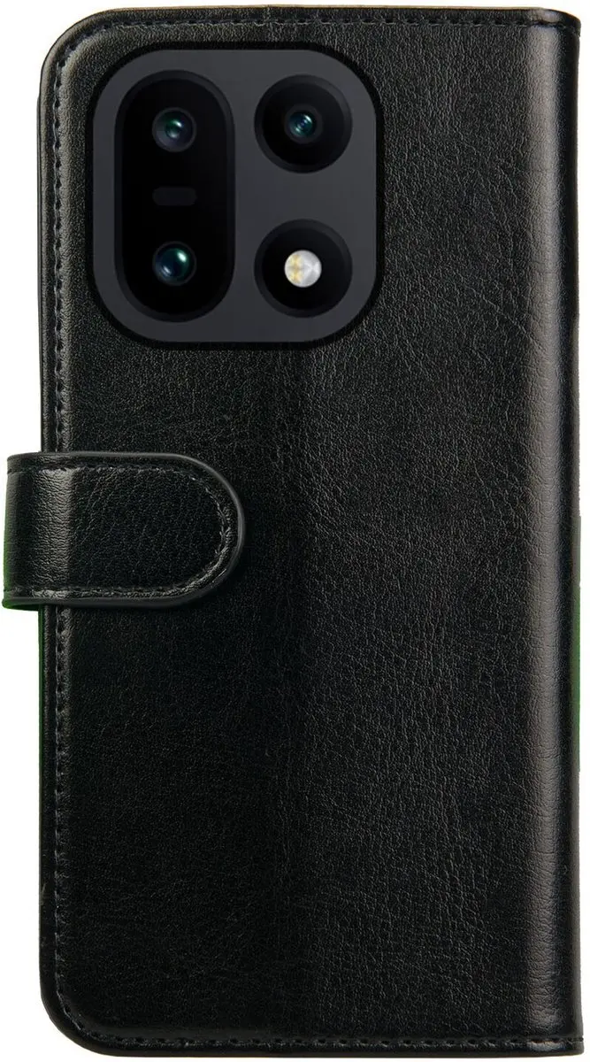 Rosso Element Wallet Book Case OnePlus 15 - 3 Pasjes - Zwart