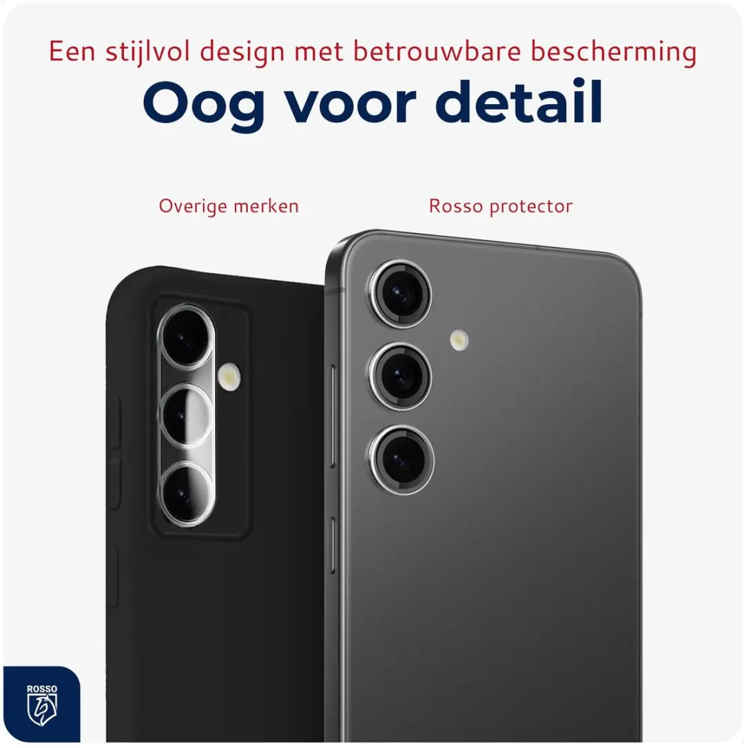 Rosso Camera Frame Protector Samsung Galaxy S24 - 9H Glas - Transparant