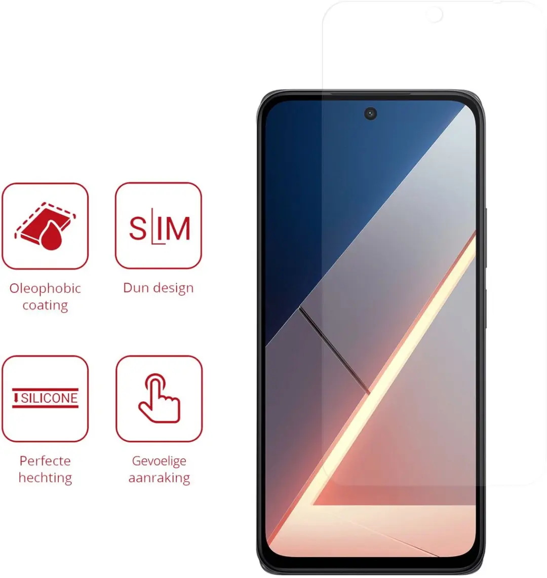 Rosso Screen Protector voor Xiaomi Poco M7 - 2 Stuks