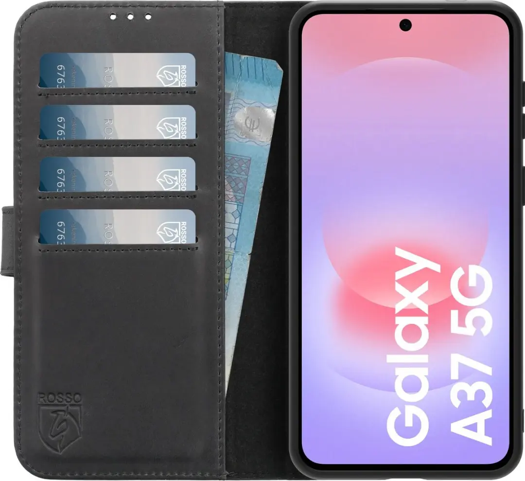 Rosso Deluxe Echt Leer Hoesje Samsung Galaxy A37