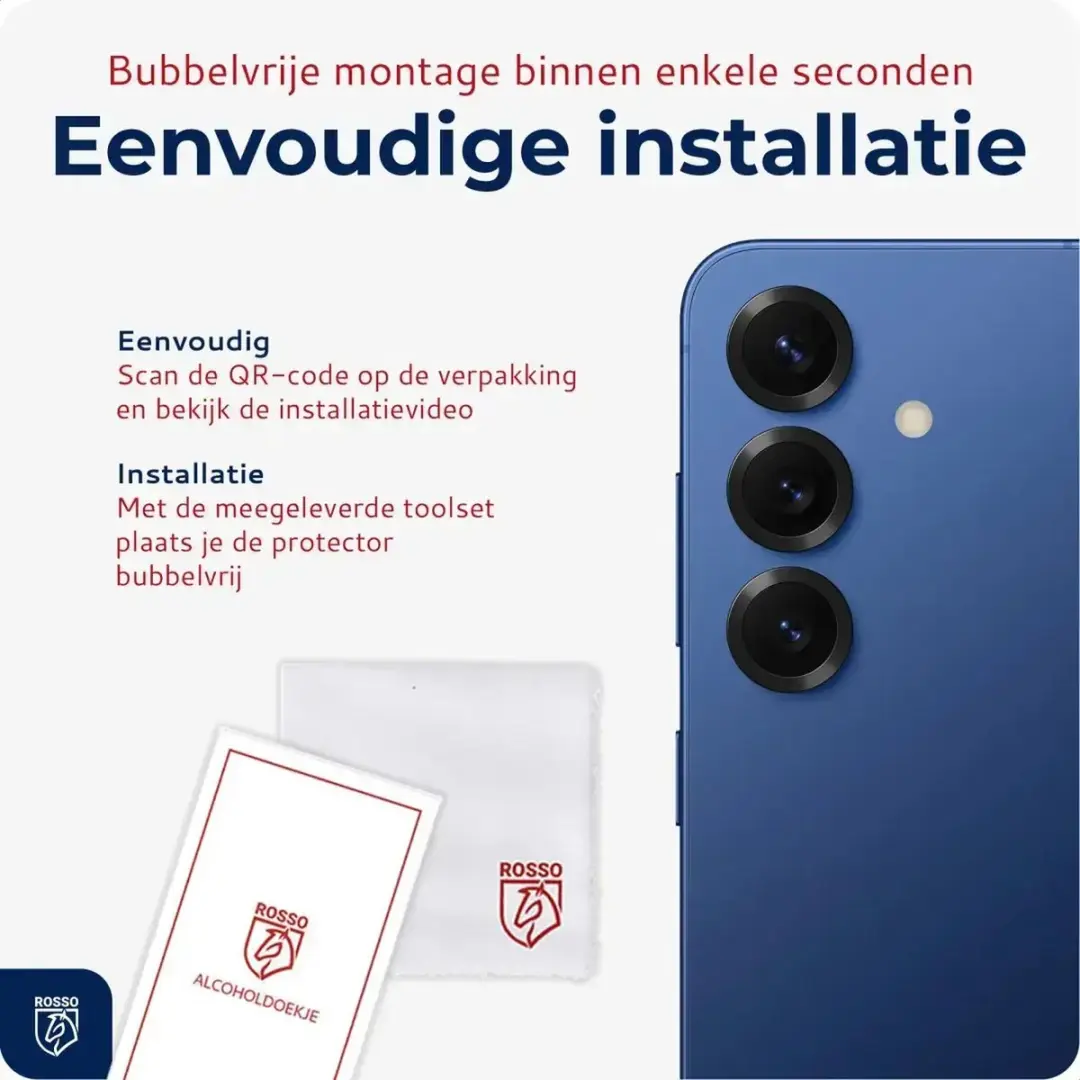 Rosso Camera Protector Samsung Galaxy A37 - Ultra Dun Glas - Transparant