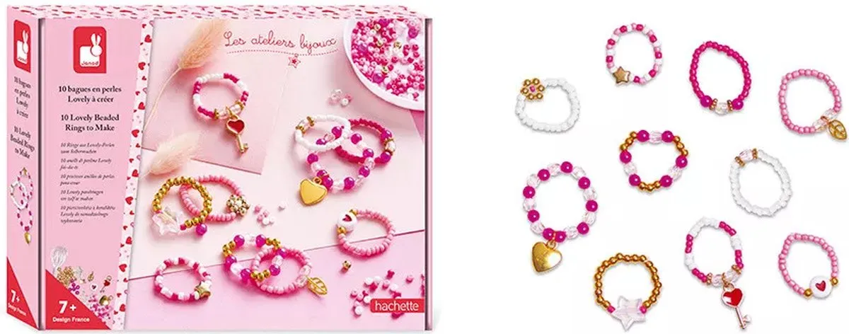 Janod Les Ateliers Bijoux 10 Ringen Set