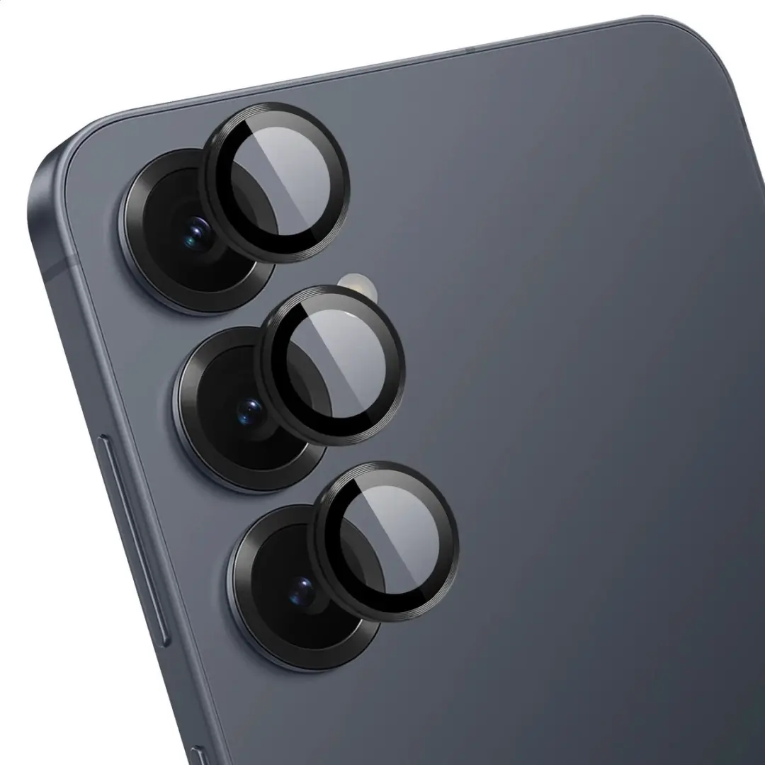 Rosso Camera Frame Protector Samsung Galaxy A57 - 9H Glas - Zwart