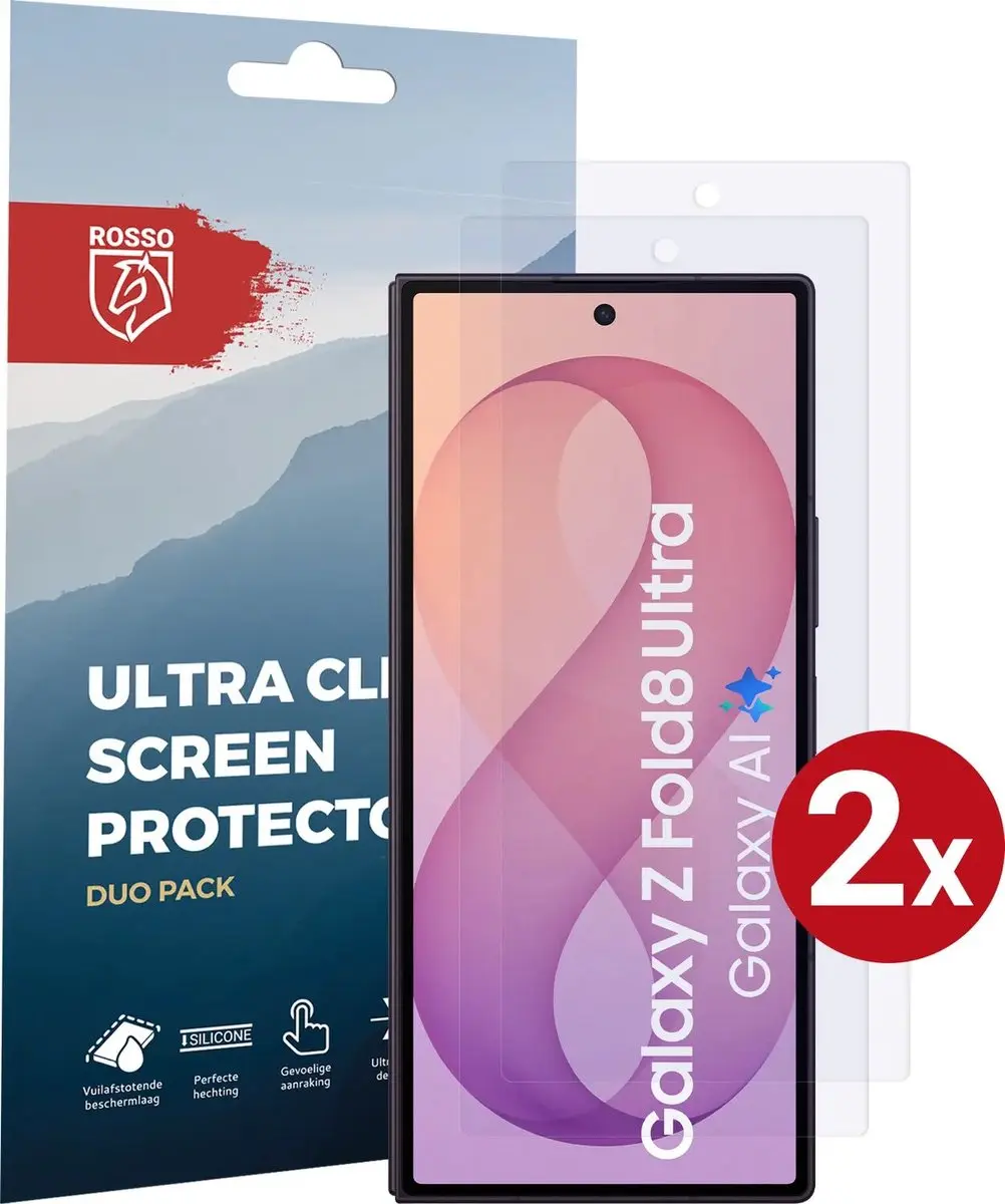 Rosso Screen Protector Samsung Galaxy Z Fold8 Ultra - 2 Stuks