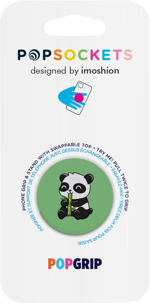 PopSockets imoshion PopGrip - Panda Groen