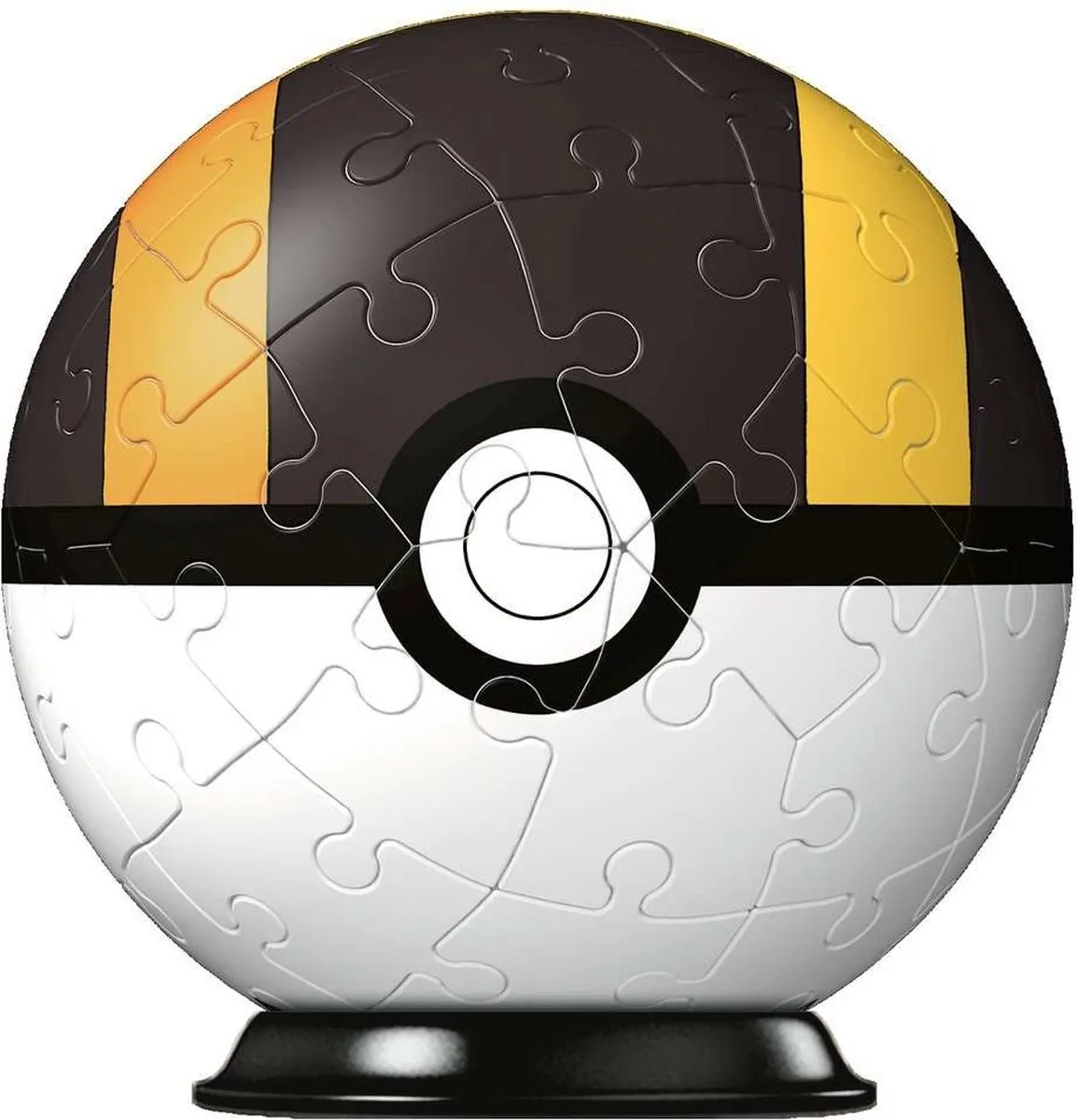 Ravensburger 3D Puzzel Pokémon Pokéball - 54 Stuks - Zwart/Wit