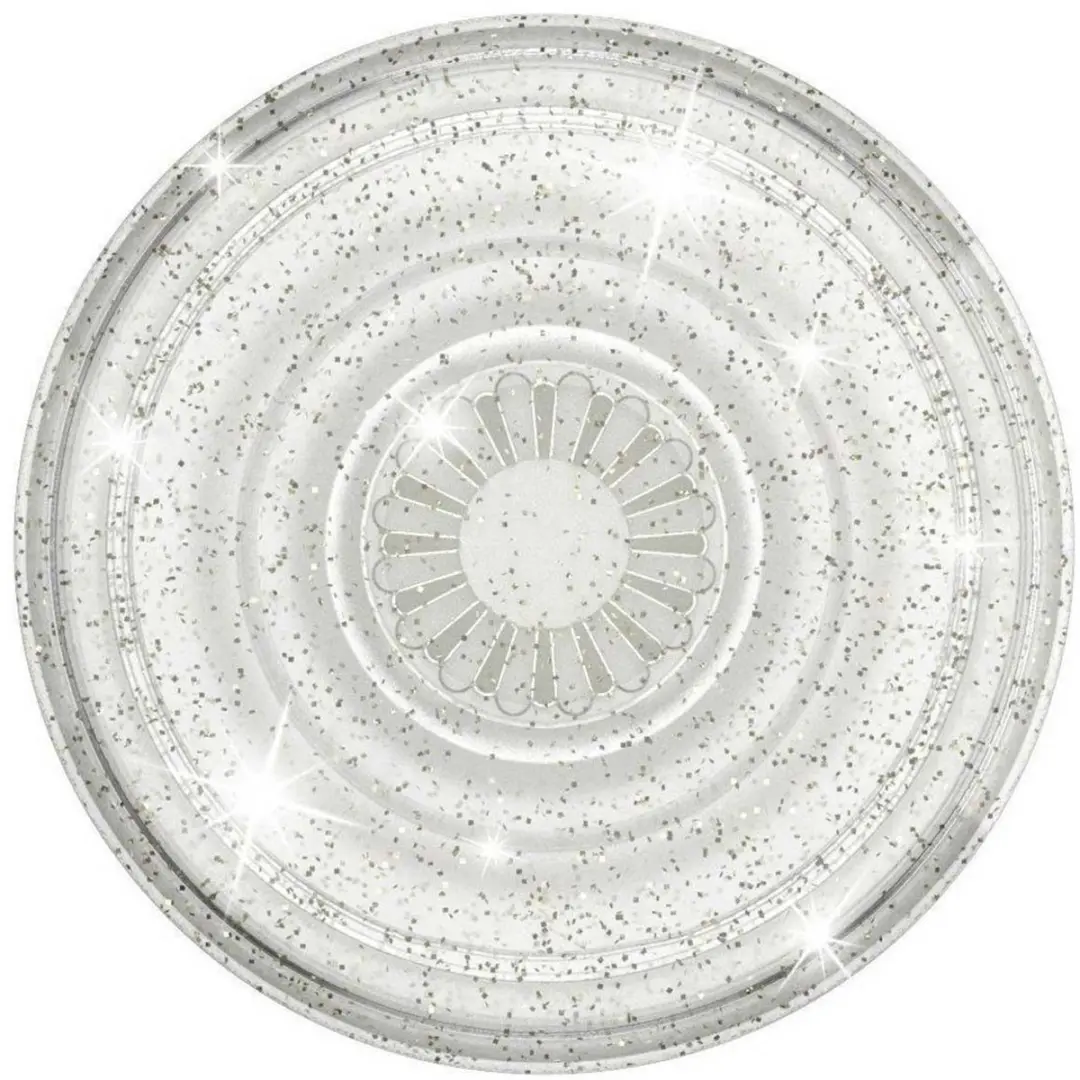 PopSockets PopGrip 805149 - Transparant Glitter Zilver