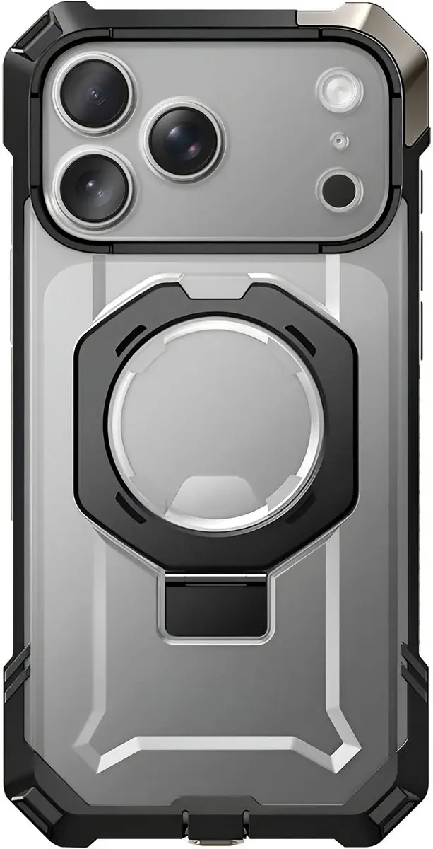 Supcase UB Grip Hoesje iPhone 17 Pro Max - Zwart Transparant - 13944