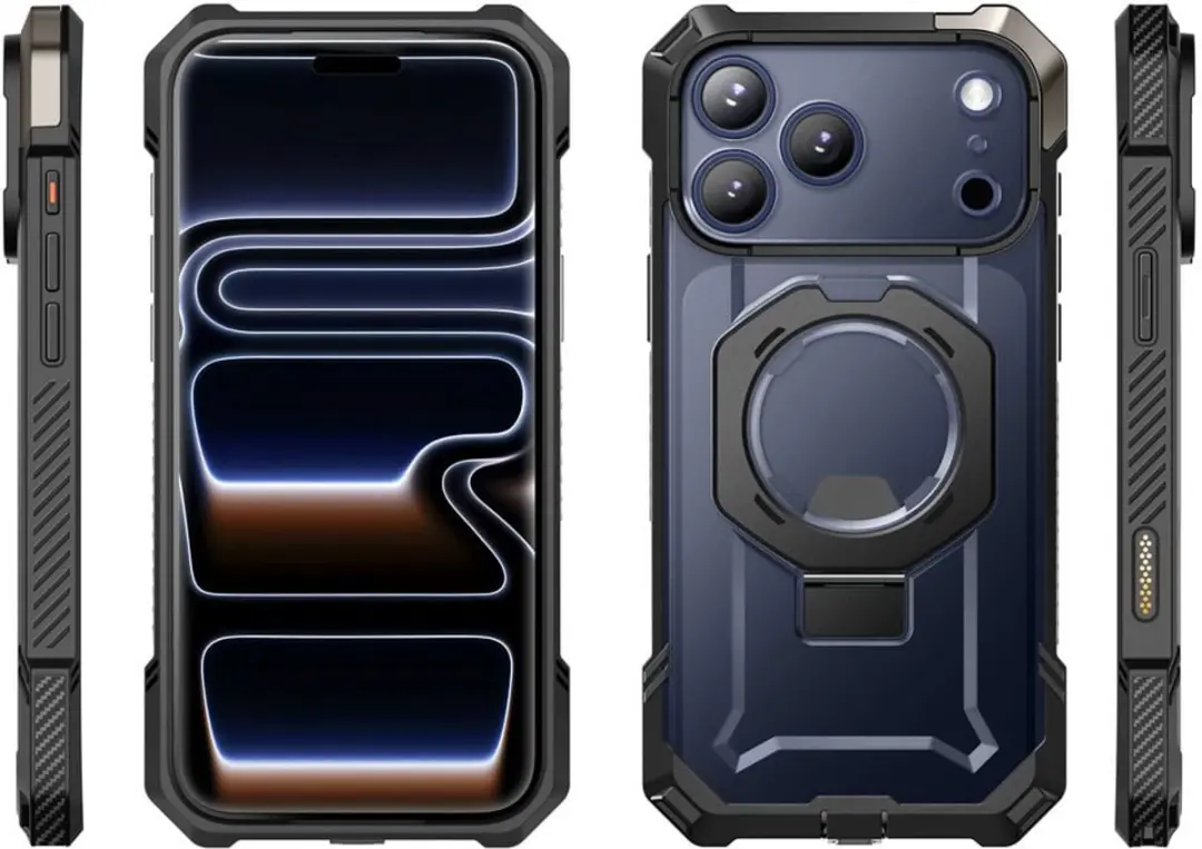 Supcase UB Grip Hoesje iPhone 17 Pro Max - Zwart Transparant - 13944