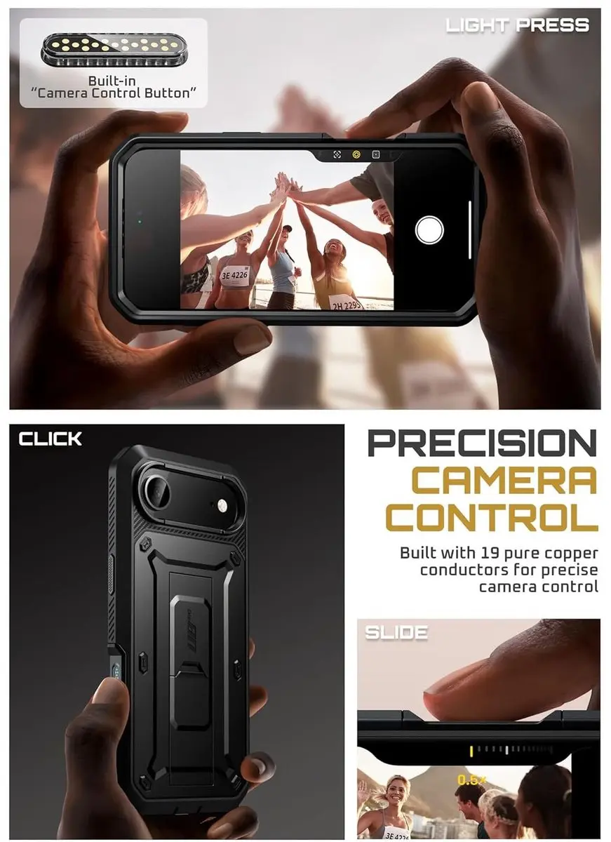 Supcase 360 Backcover iPhone Air 13938 - Zwart