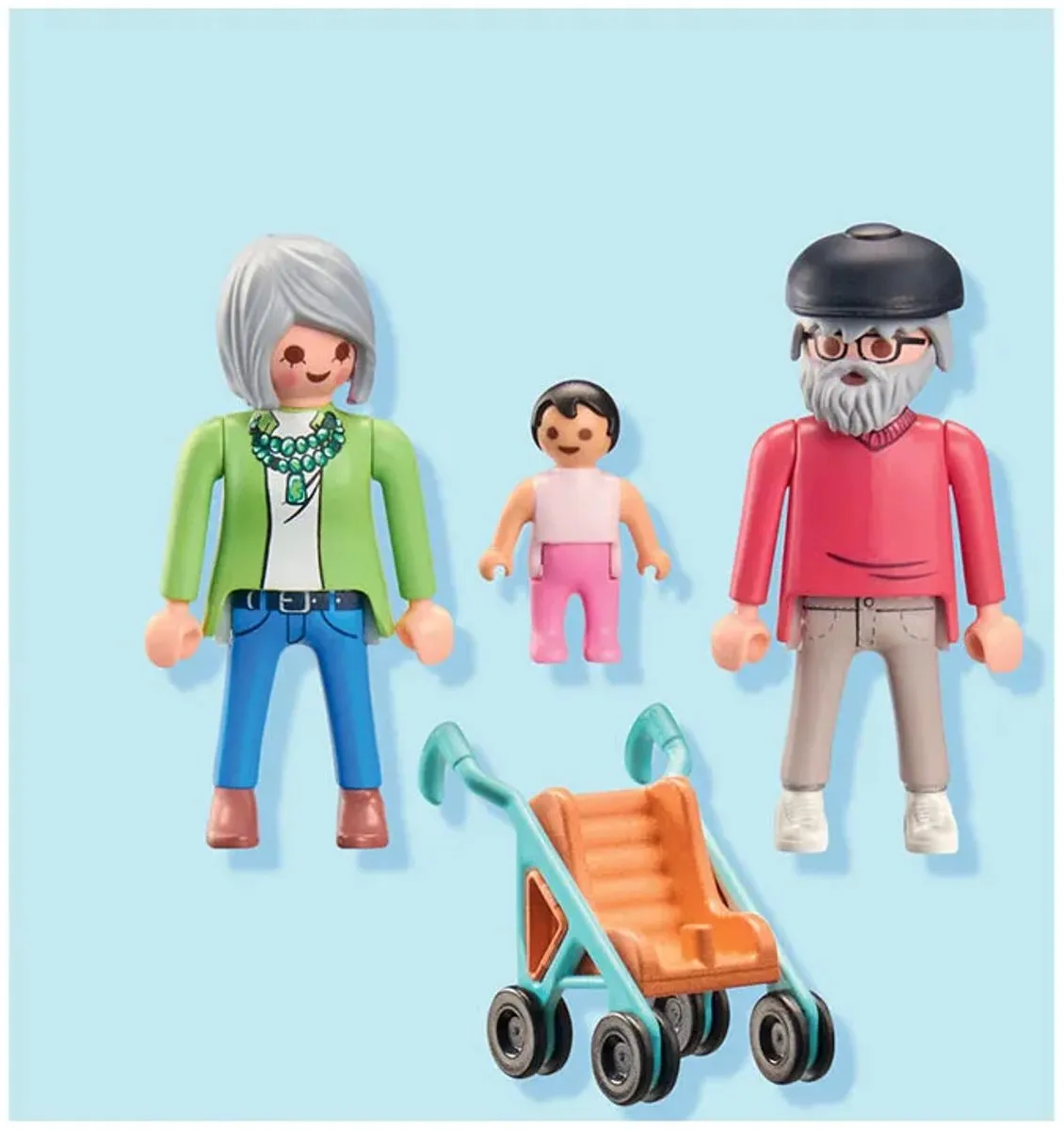 Playmobil My Life Grootouders met baby 71613 - Multicolor