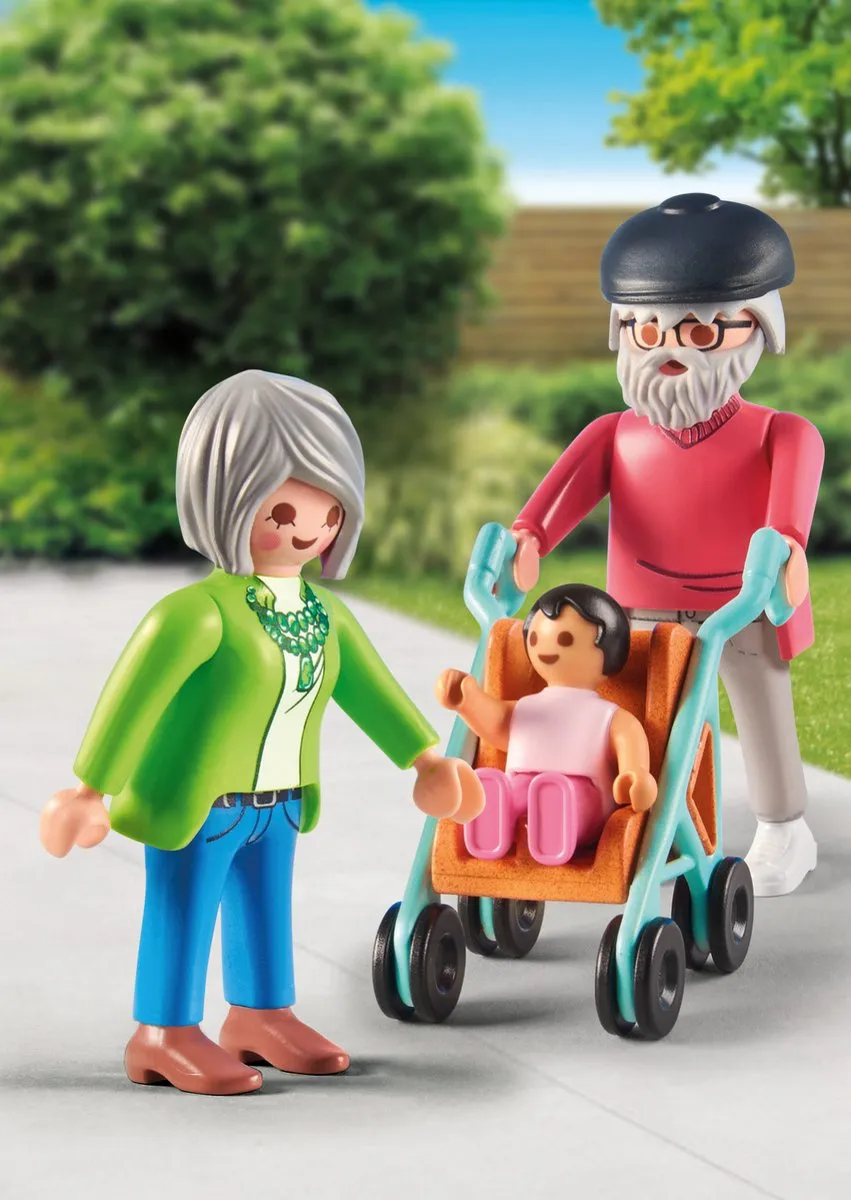 Playmobil My Life Grootouders met baby 71613 - Multicolor