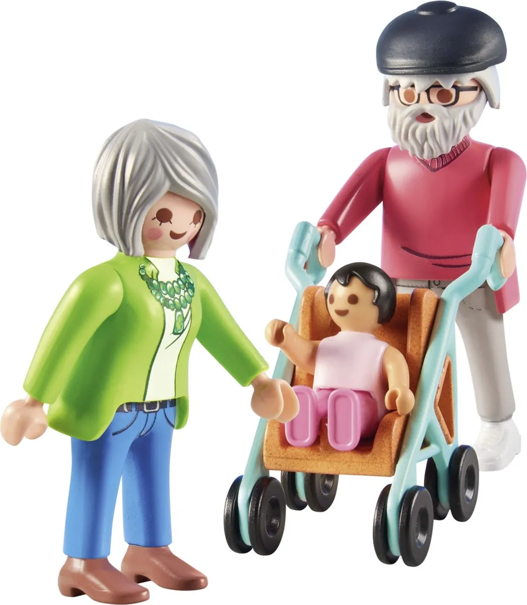 Playmobil My Life Grootouders met baby 71613 - Multicolor