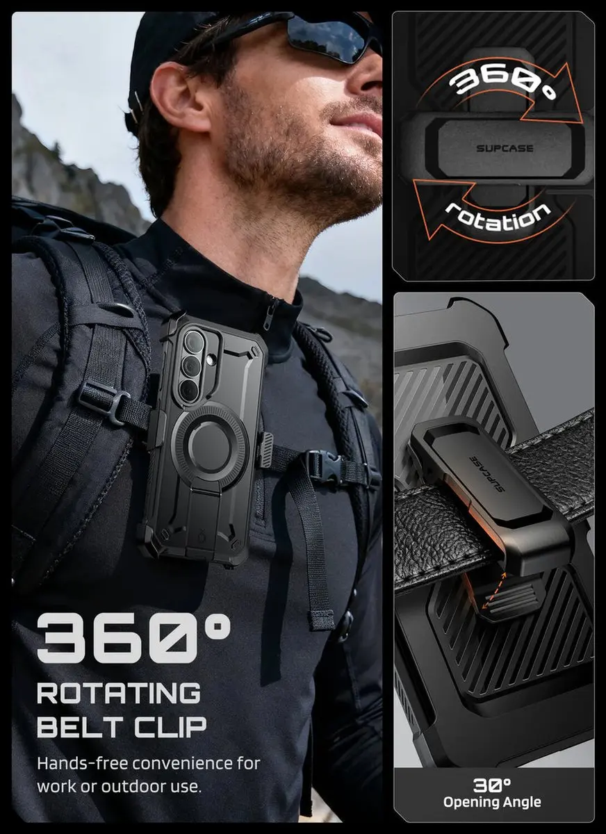 Supcase MagPro Hoesje 14539 - Samsung Galaxy S26 - Zwart