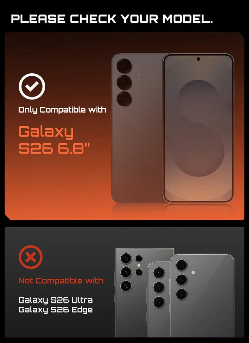 Supcase MagPro Hoesje 14539 - Samsung Galaxy S26 - Zwart