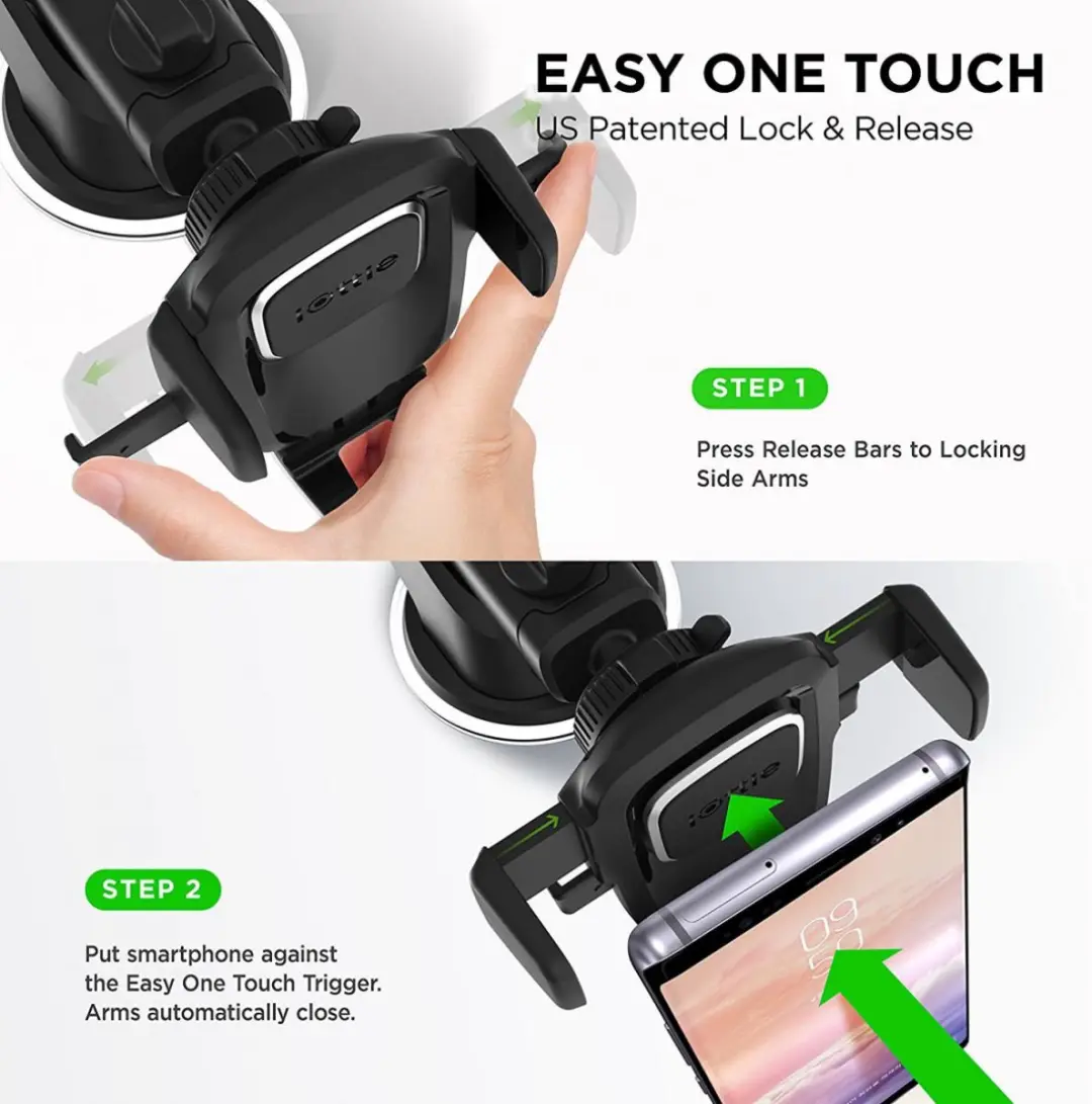 iOttie Easy One Touch 4 Autohouder - Zwart