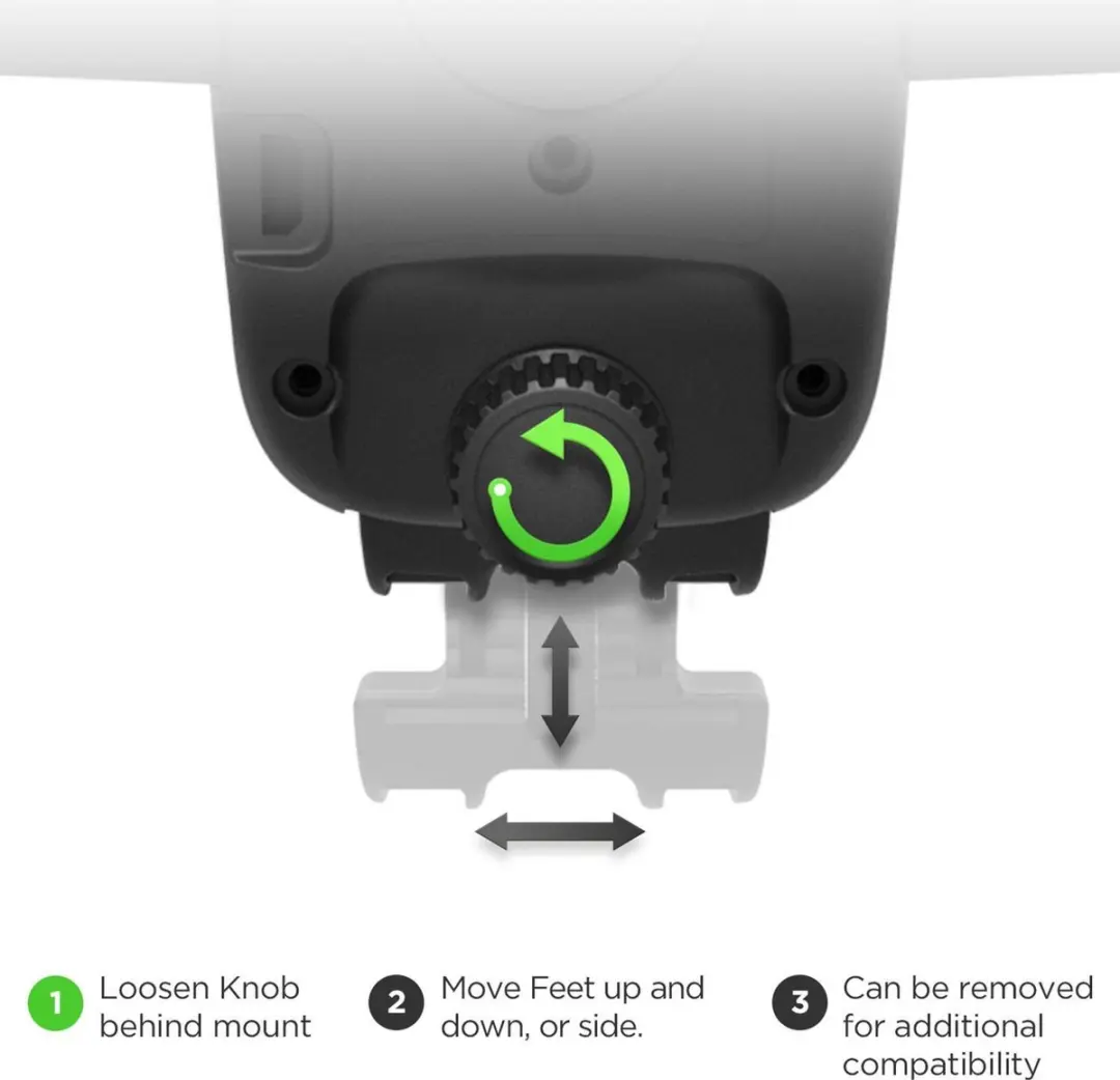 iOttie Easy One Touch 4 Wireless Qi Car Mount - Zwart