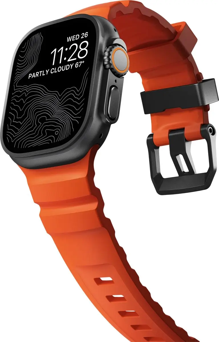 Nomad Rocky Point Horlogeband - Oranje - 45/46/49mm