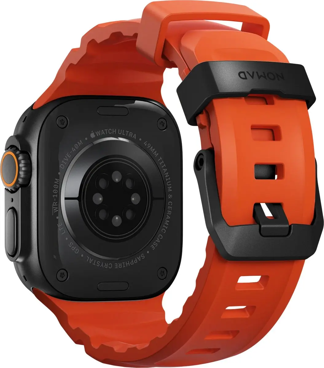 Nomad Rocky Point Horlogeband - Oranje - 45/46/49mm