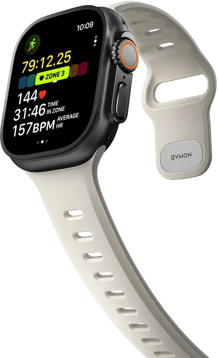 NOMAD Tempo Watchband Ultra 49mm - Apple Watch Ultra 2 - Beige - afbeelding 6 van 6