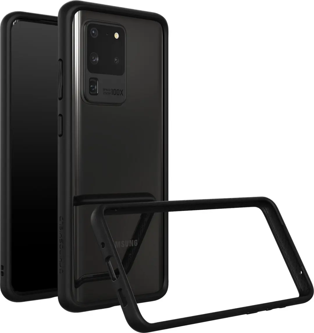 RhinoShield CrashGuard Samsung Galaxy S20 Ultra Hoesje Bumper Zwart