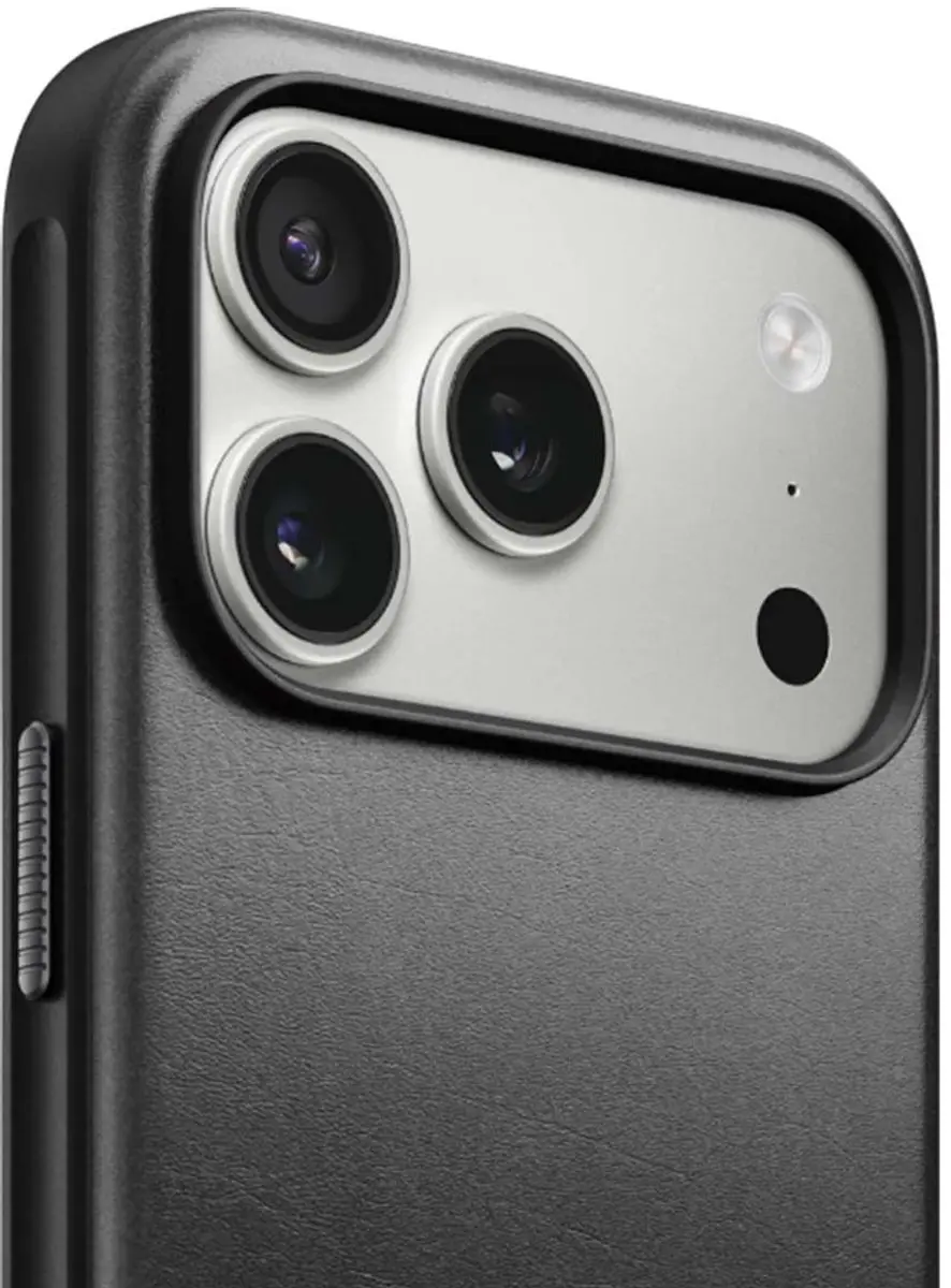 NOMAD Horween Lederen Hoesje iPhone 17 Pro NM014308858 - Zwart