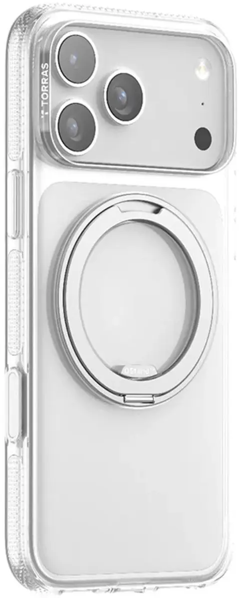 Torras Ostand R Fitness MagSafe hoesje iPhone 17 Pro - Transparant - afbeelding 4 van 6