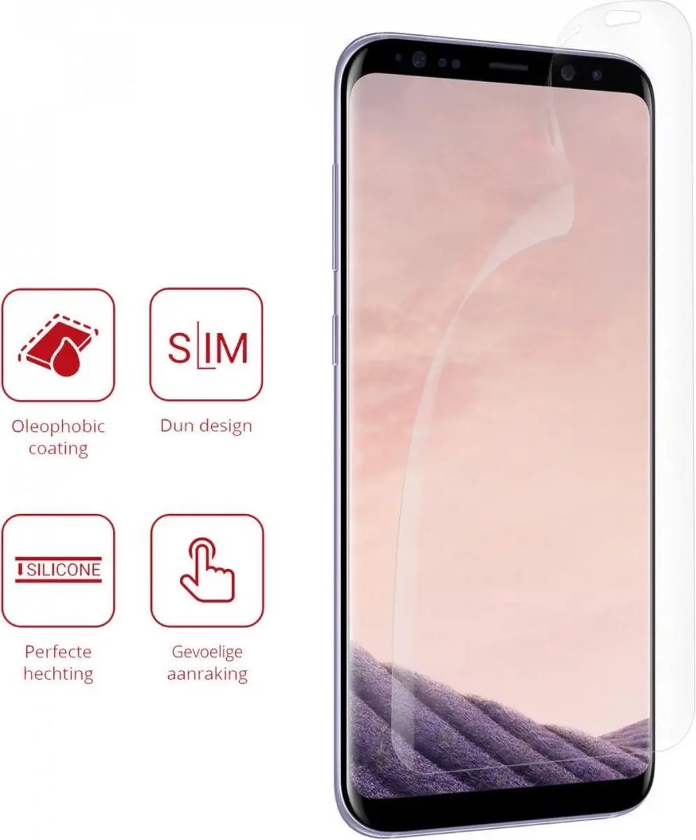 Rosso Screen Protector Ultra Clear - Samsung Galaxy S8 Plus - 2 Stuks