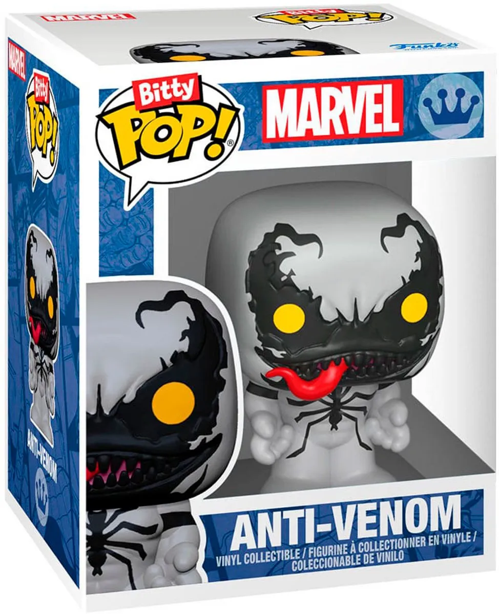 Funko Bitty Pop! Spider-Man Venom/Anti-Venom/She-Venom - 4 Stuks