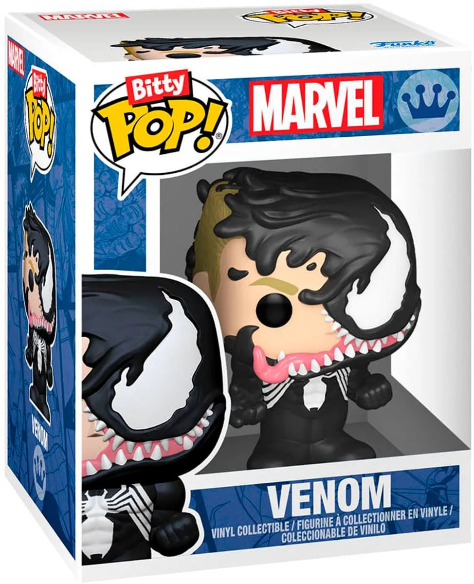 Funko Bitty Pop! Spider-Man Venom/Anti-Venom/She-Venom - 4 Stuks