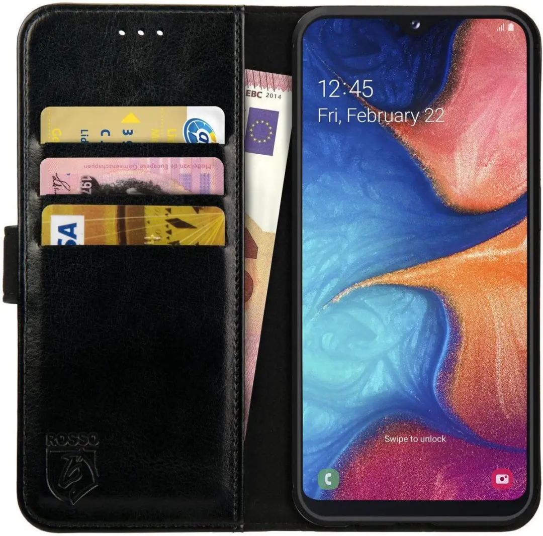 Rosso Element Book Case Wallet Samsung Galaxy A20E