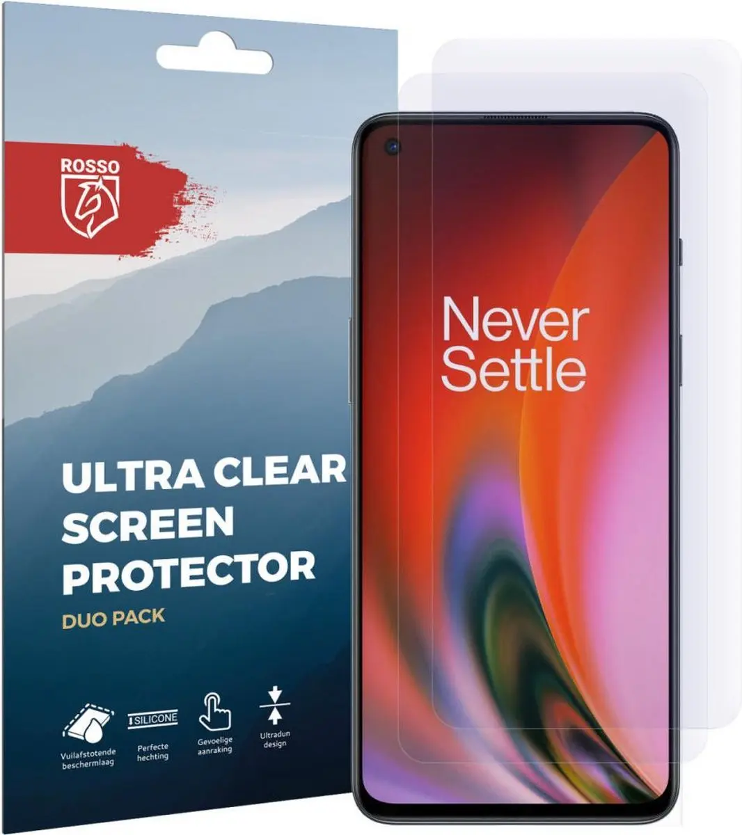 Rosso OnePlus Nord 2 5G Ultra Clear Screenprotector - 2 Stuks