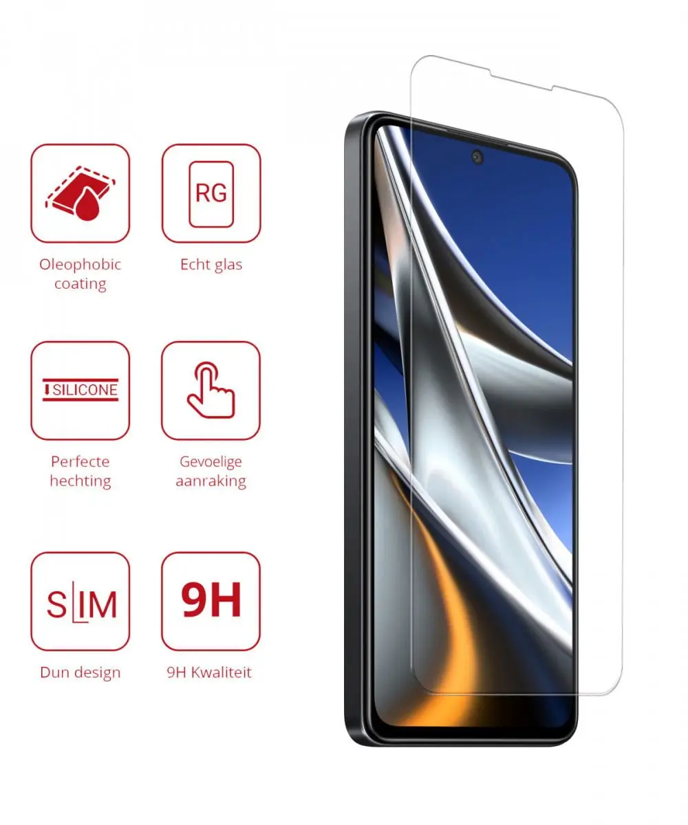 Rosso 9H Tempered Glass Screen Protector Xiaomi Poco X4 Pro