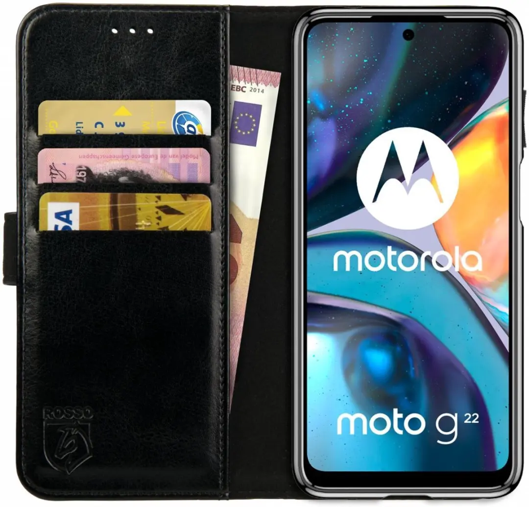 Rosso Element Book Case Wallet Moto G22