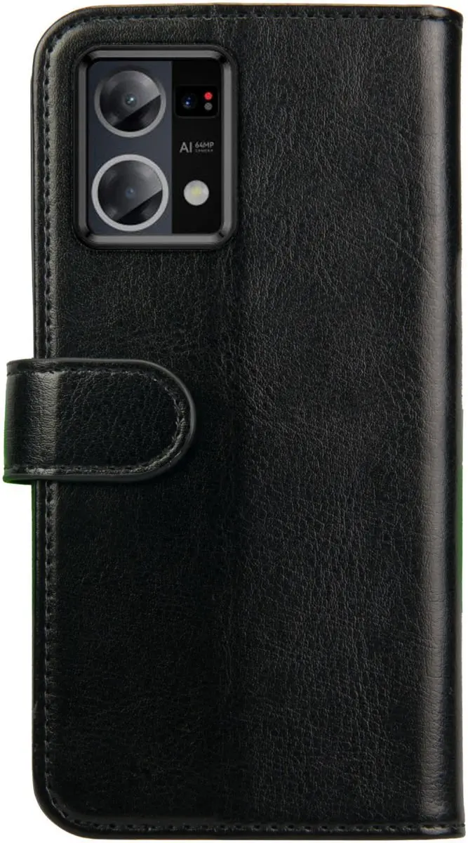 Rosso Element Book Case Wallet Oppo Reno 7 - 3 Pasjes - Zwart
